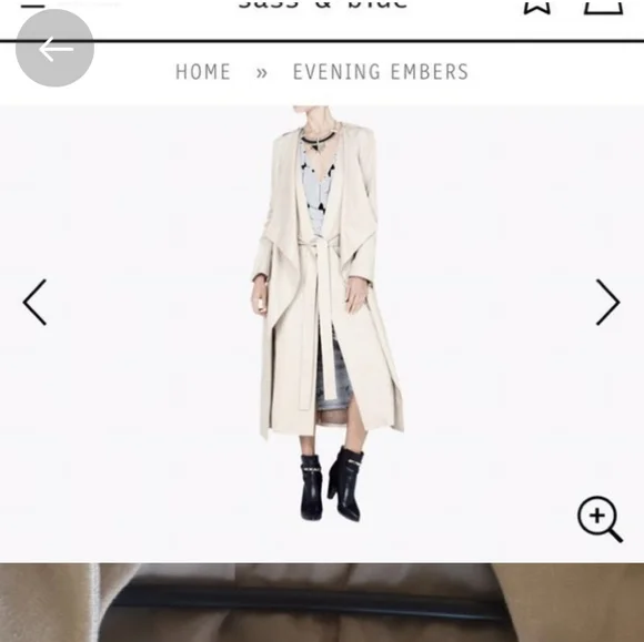 Sass & bide Trench Coat - Picture 3 of 6